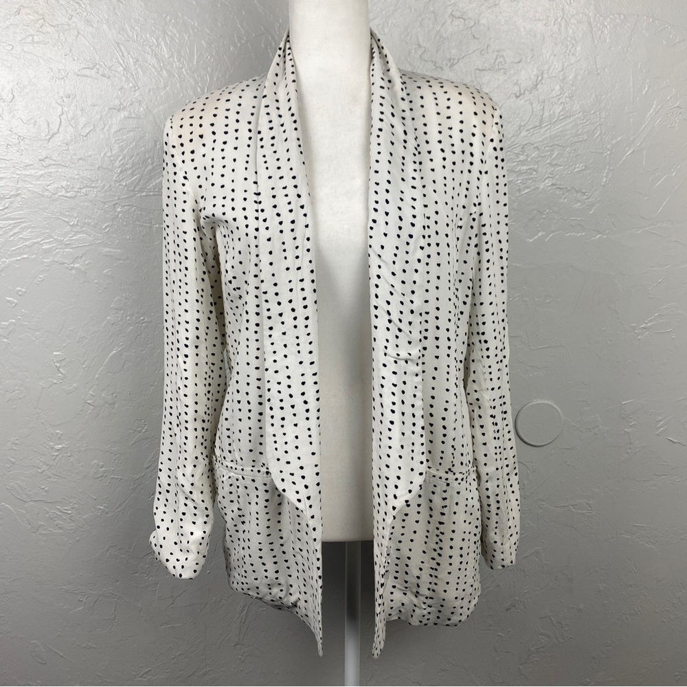 Just Female dot relaxed “mou” blazer size Large - Picture 1 of 11